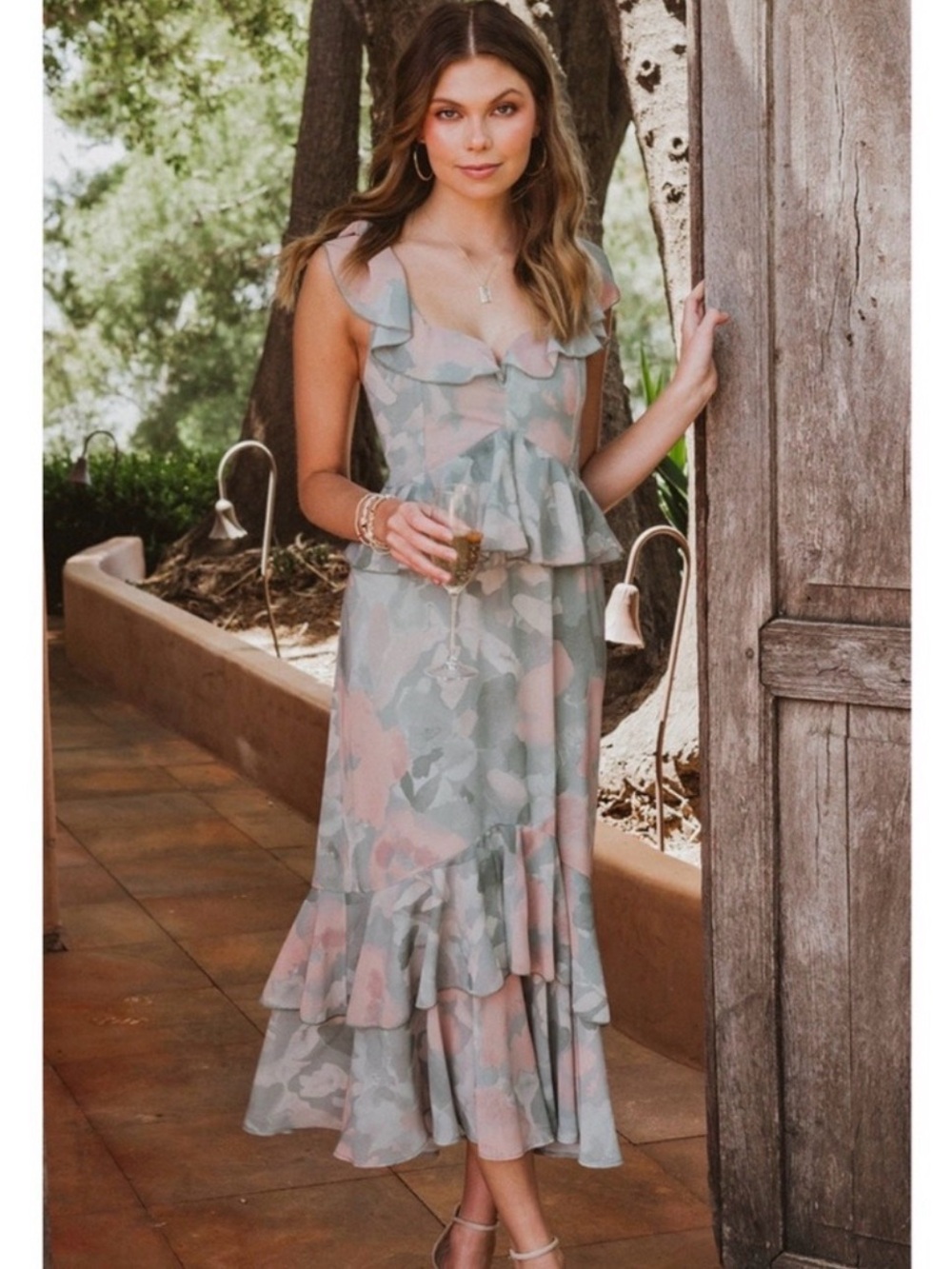 Show Me Your Mumu Reese Ruffle Dress
